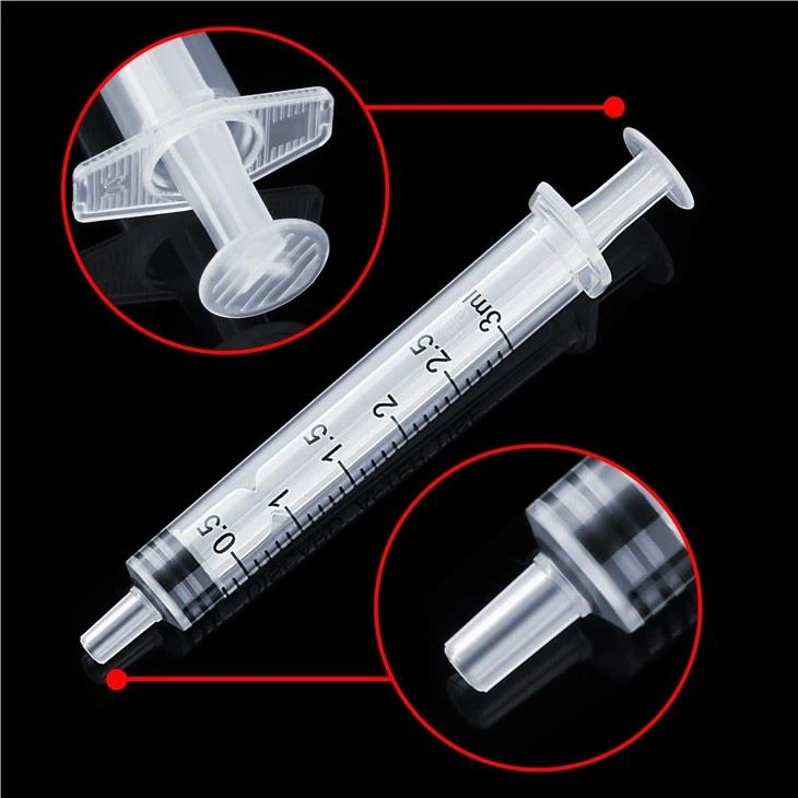 3 ml vienkartinis švirkštas